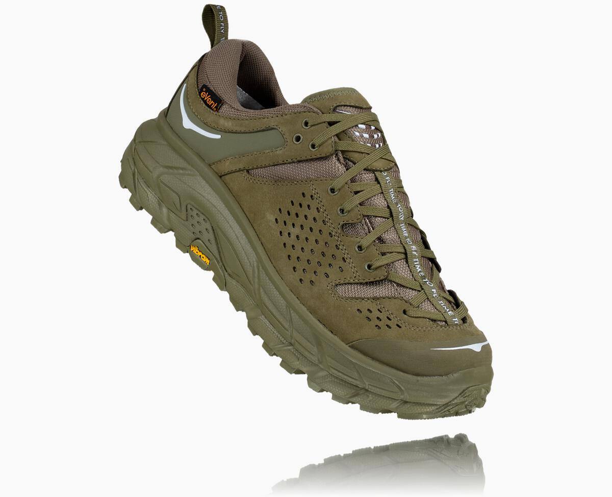 Hoka One One Tor Ultra Low Wp Jp Importor Norge Olivengronne Terrengsko Herre